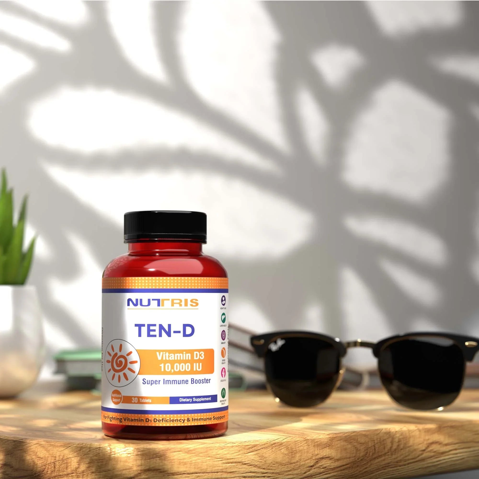 Ten-D - Vitamin D3 for Strong Bones & Teeth