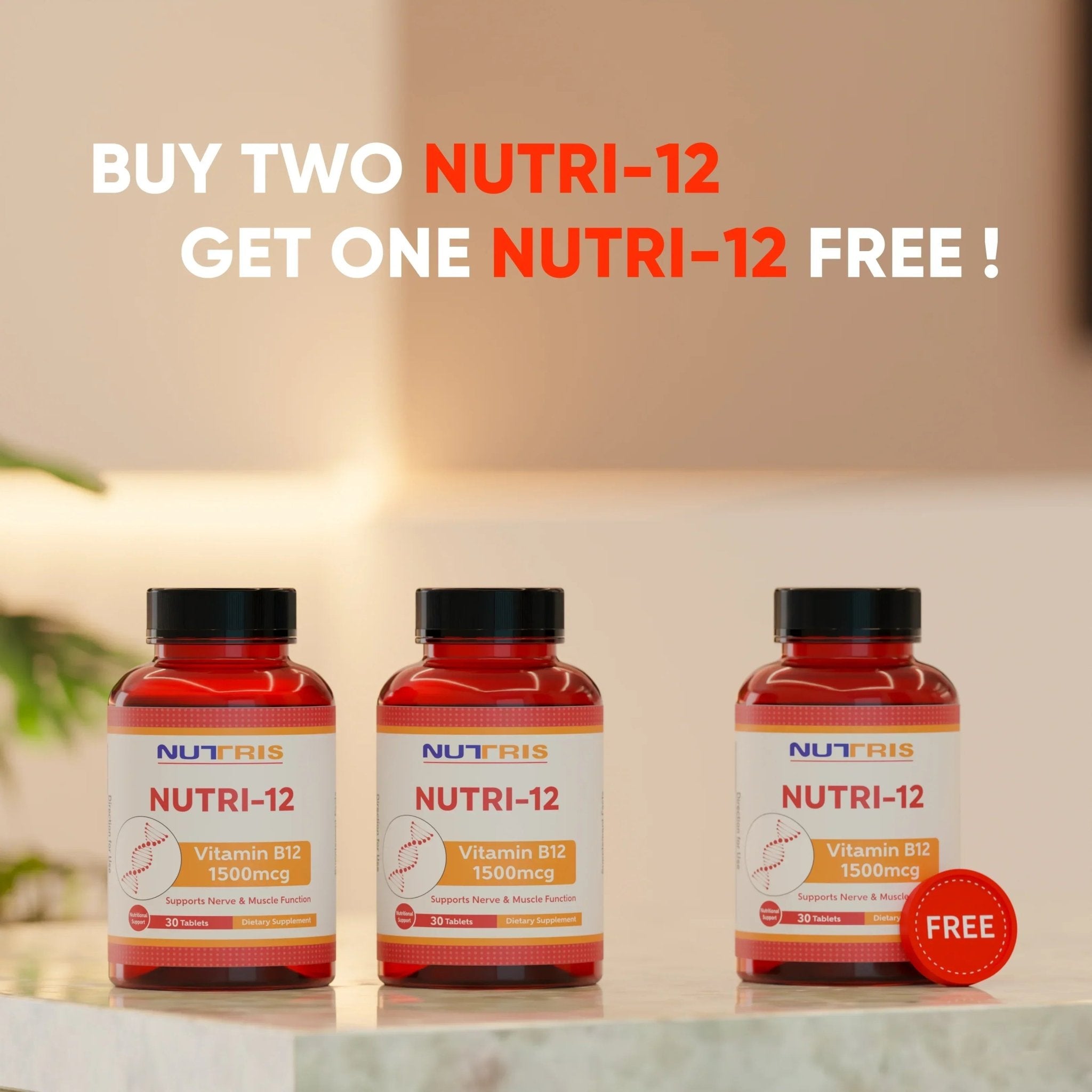 Nutri 12 - Vitamin B12 Supplement