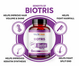 Biotin Supplements for Glowing Skin, Healthy Hair, & Strong Nails - Nutris Life